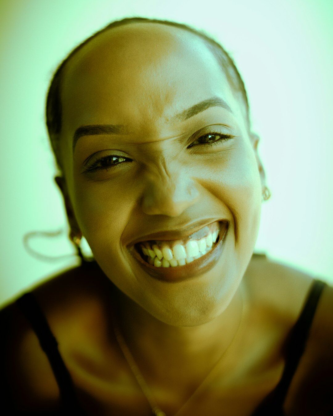 celebrity smiling after hardship
